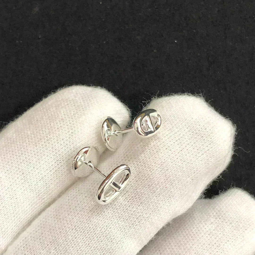 [Glow Muse]CHAINE SMALL EARRINGS GOLD AND SILVER