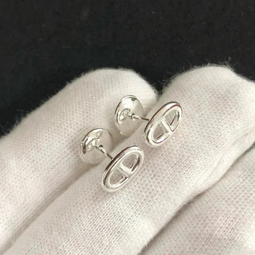 [Glow Muse]CHAINE SMALL EARRINGS GOLD AND SILVER