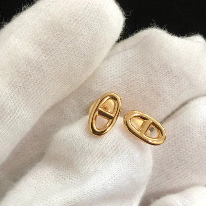 [Glow Muse]CHAINE SMALL EARRINGS GOLD AND SILVER