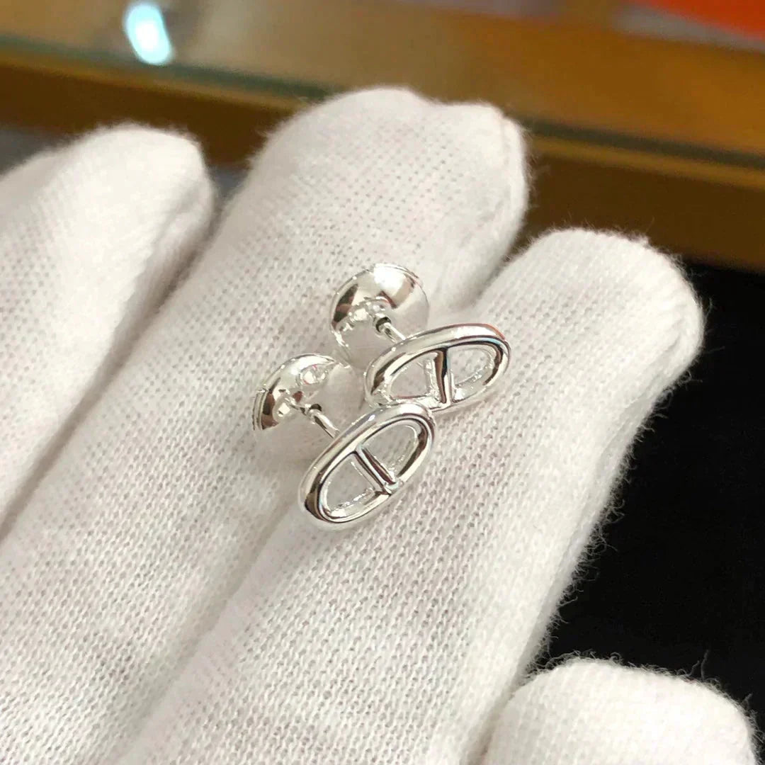 [Glow Muse]CHAINE SMALL EARRINGS GOLD AND SILVER