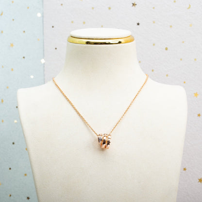 [Glow Muse]SERPENTI PINK GOLD NECKLACE DIAMOND