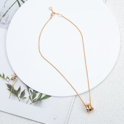 [Glow Muse]SERPENTI PINK GOLD NECKLACE DIAMOND