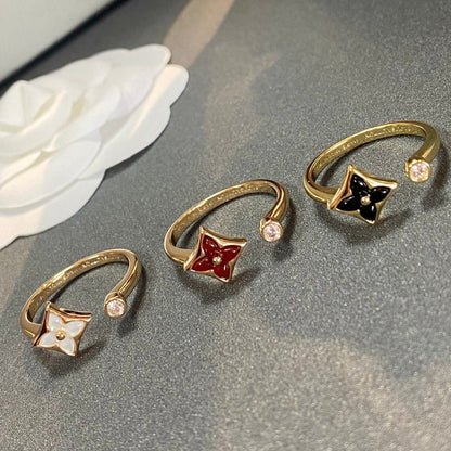 [Glow Muse]STAR 1 DIAMOND OPEN RING