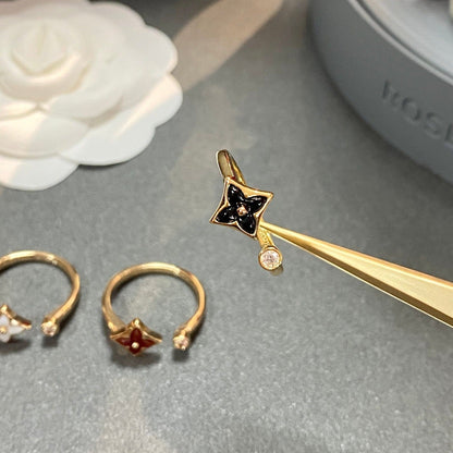 [Glow Muse]STAR 1 DIAMOND OPEN RING
