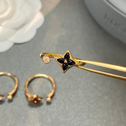 [Glow Muse]STAR 1 DIAMOND OPEN RING