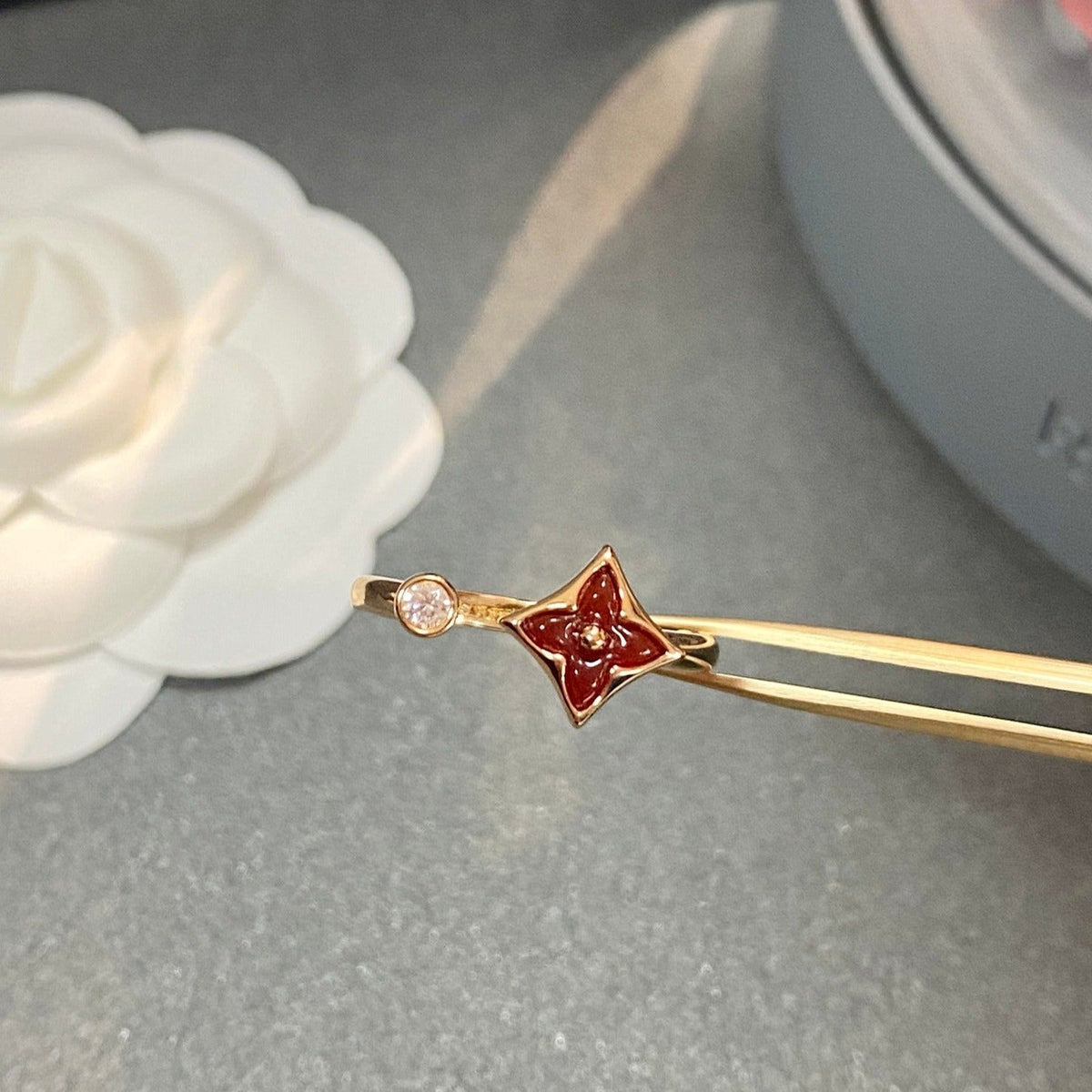 [Glow Muse]STAR 1 DIAMOND OPEN RING