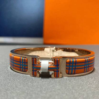 [Glow Muse]H TARTAN BRACELET 12MM
