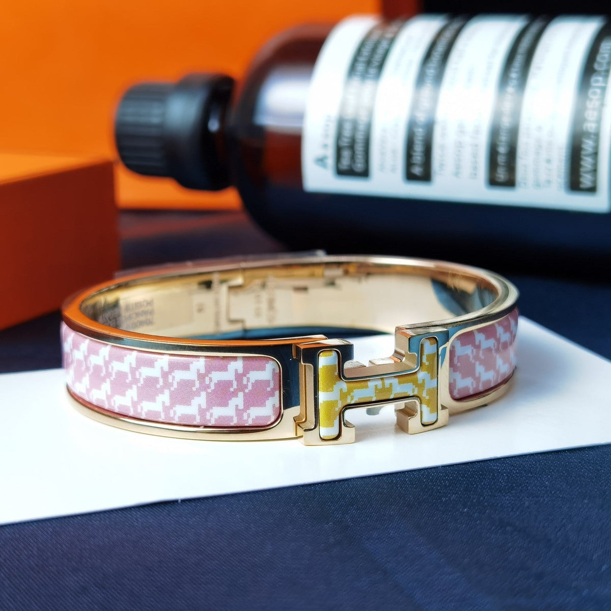 [Glow Muse]H HORSE BRACELET 12MM