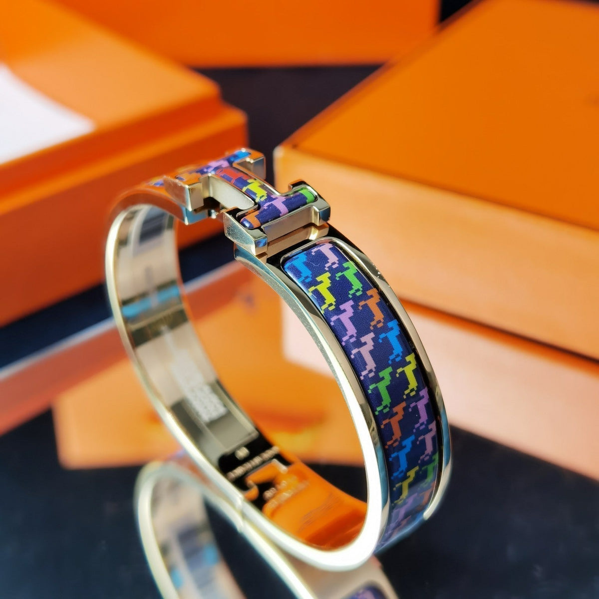 [Glow Muse]H HORSE BRACELET 12MM