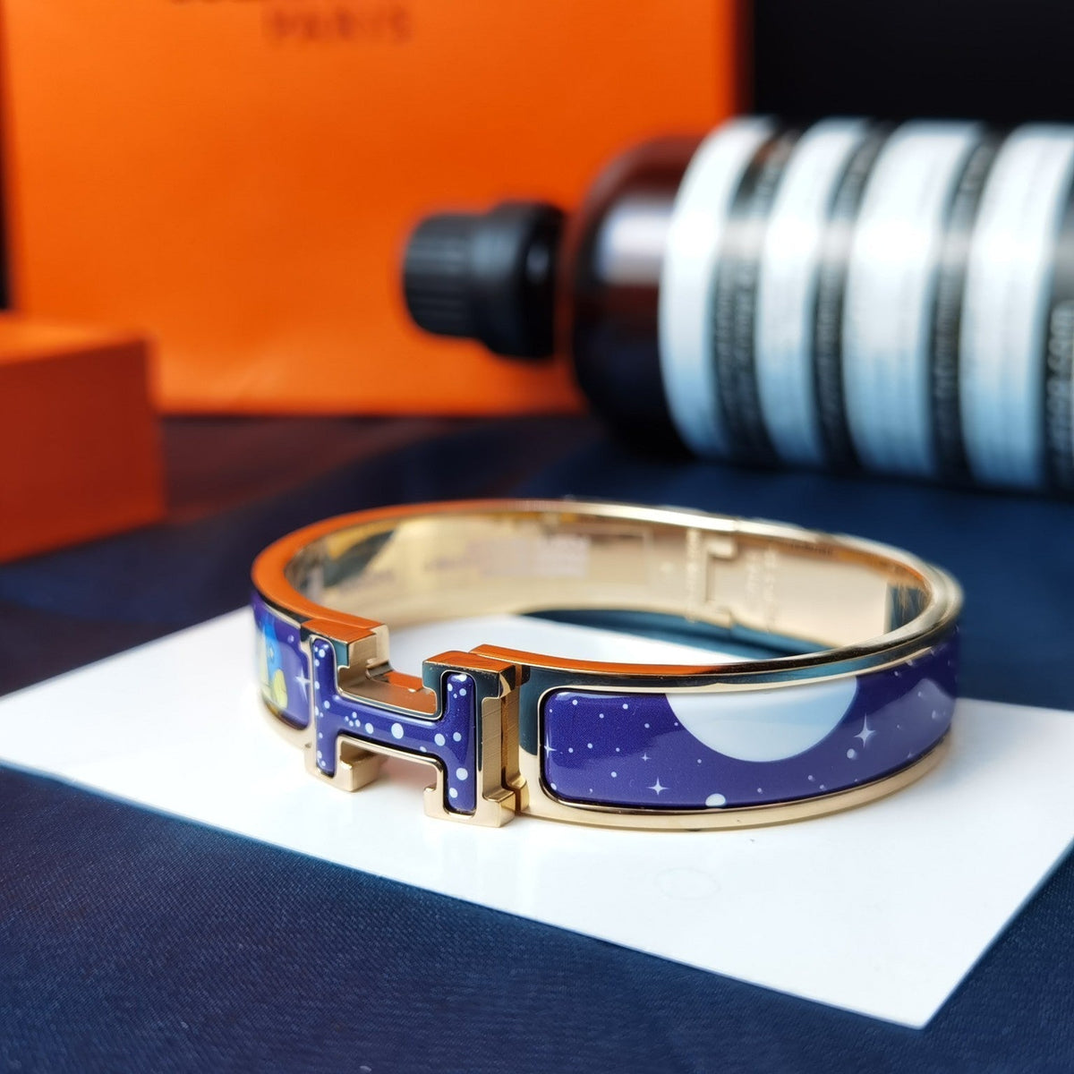 [Glow Muse]H STAR AND MOON BRACELET 12MM