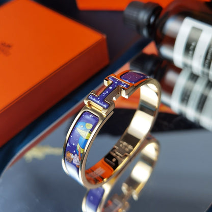 [Glow Muse]H STAR AND MOON BRACELET 12MM