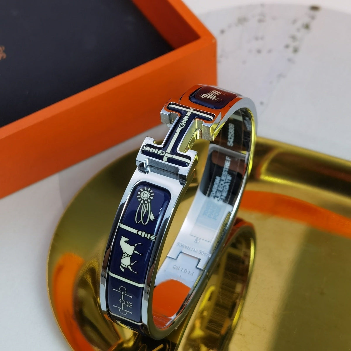 [Glow Muse]H COUVERTURES DARK BLUE BRACELET