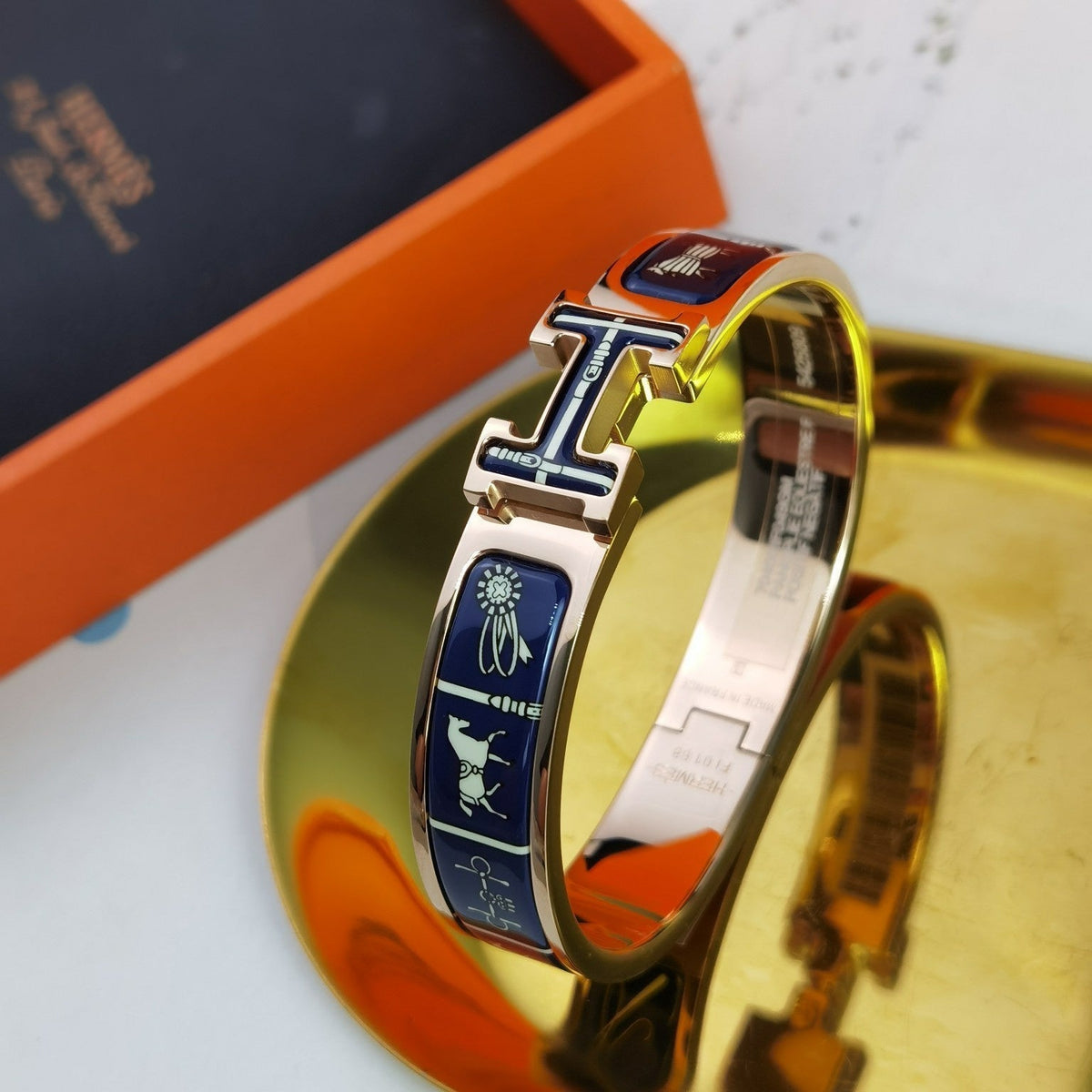 [Glow Muse]H COUVERTURES DARK BLUE BRACELET