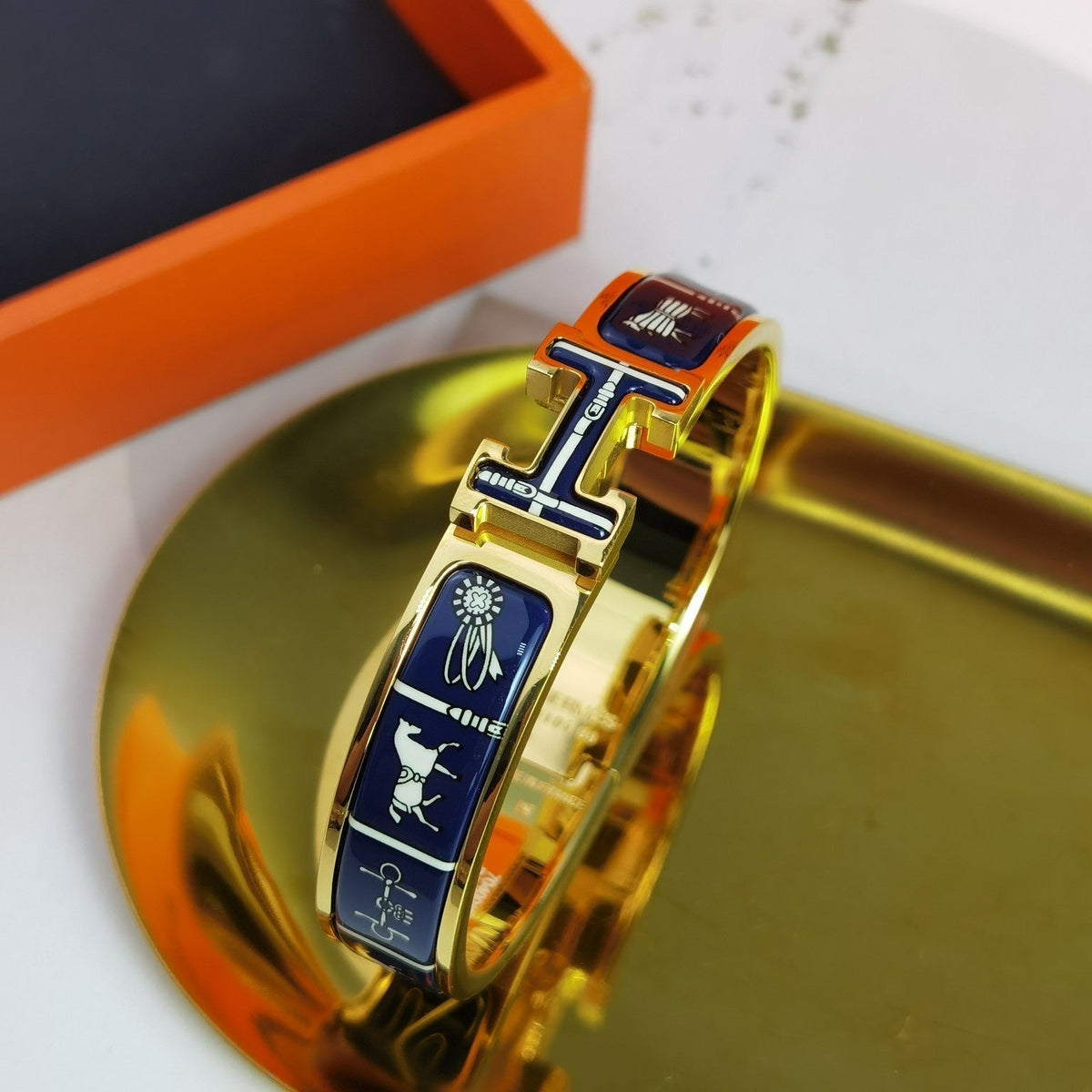 [Glow Muse]H COUVERTURES DARK BLUE BRACELET