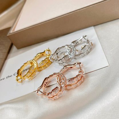 [Glow Muse]SERPENTI EARRINGS DIAMOND