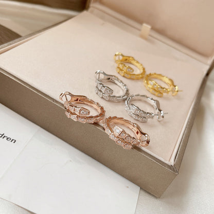 [Glow Muse]SERPENTI EARRINGS DIAMOND