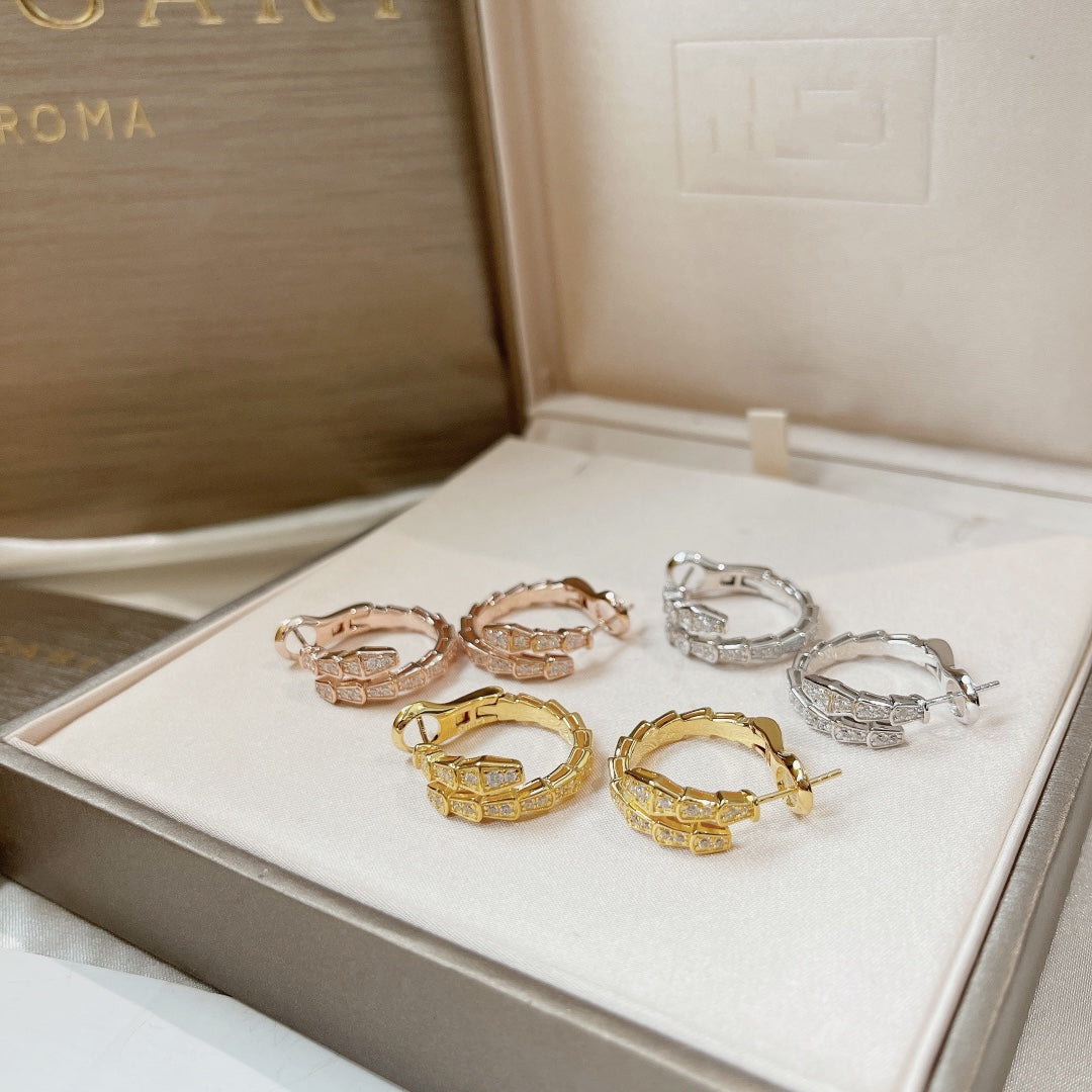 [Glow Muse]SERPENTI EARRINGS DIAMOND