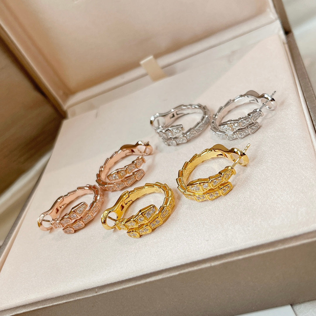 [Glow Muse]SERPENTI EARRINGS DIAMOND