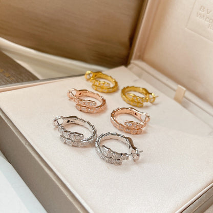 [Glow Muse]SERPENTI EARRINGS DIAMOND