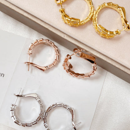[Glow Muse]SERPENTI EARRINGS DIAMOND