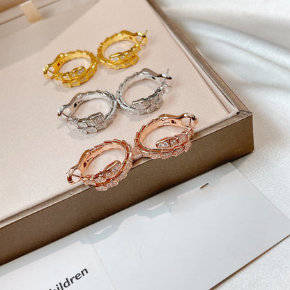 [Glow Muse]SERPENTI EARRINGS DIAMOND