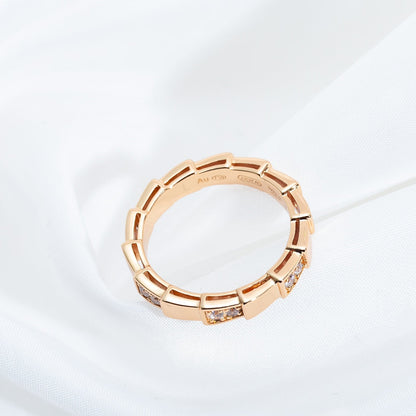 [Glow Muse]SERPENTI RING PINK GOLD  3MM