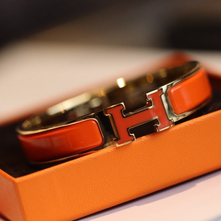 [Glow Muse]H BRACELET 12MM GOLD