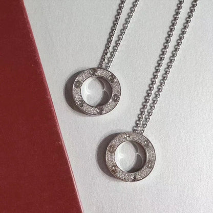 [Glow Muse]LOVE NECKLACE ADJUSTABLE SILVER