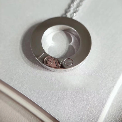 [Glow Muse]LOVE NECKLACE ADJUSTABLE SILVER