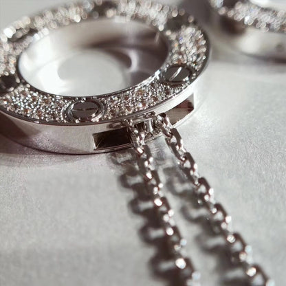 [Glow Muse]LOVE NECKLACE ADJUSTABLE SILVER