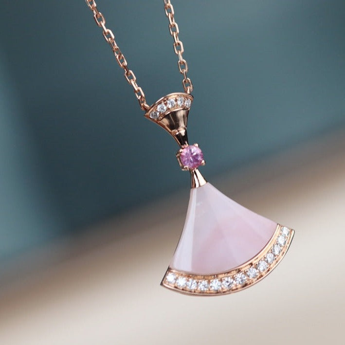 [Glow Muse]DREAM NECKLACE PINK MOP DIAMOND