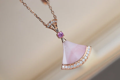[Glow Muse]DREAM NECKLACE PINK MOP DIAMOND