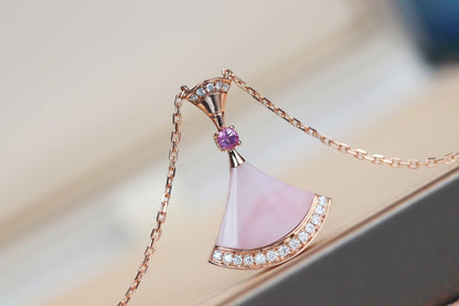 [Glow Muse]DREAM NECKLACE PINK MOP DIAMOND