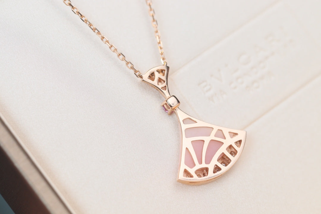 [Glow Muse]DREAM NECKLACE PINK MOP DIAMOND