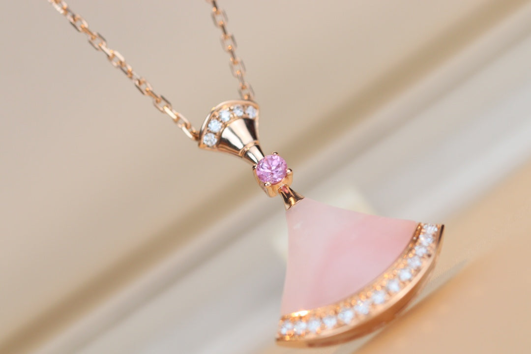 [Glow Muse]DREAM NECKLACE PINK MOP DIAMOND