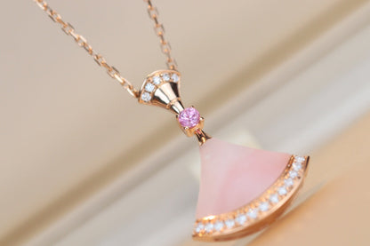 [Glow Muse]DREAM NECKLACE PINK MOP DIAMOND