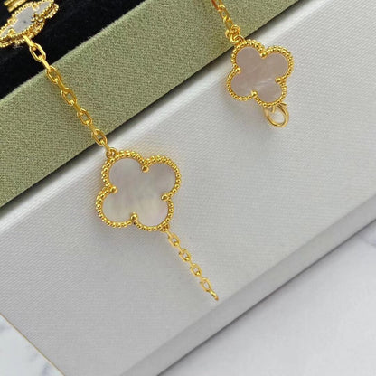 [Glow Muse]MAGIC CLOVER MOP GOLD BRACELET 5 MOTIFS