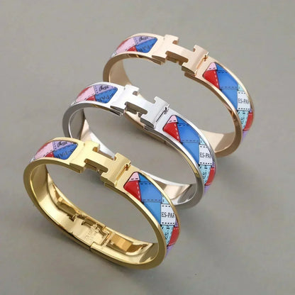[Glow Muse]H BRACELET DOTTED BORDER 12MM