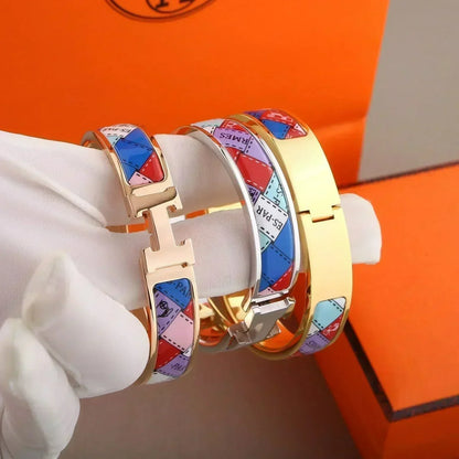 [Glow Muse]H BRACELET DOTTED BORDER 12MM