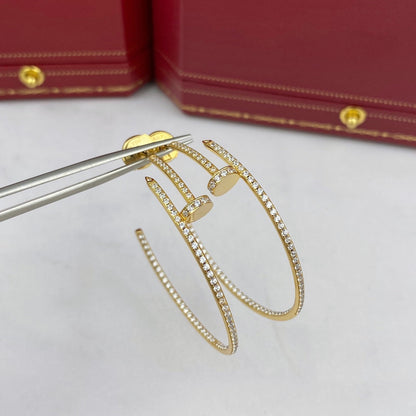 [Glow Muse]JUSTE EARRINGS FULL DIAMONDS 1.8MM