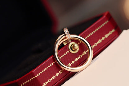 [Glow Muse]JUSTE RING 2.65MM PINK GOLD DIAMOND