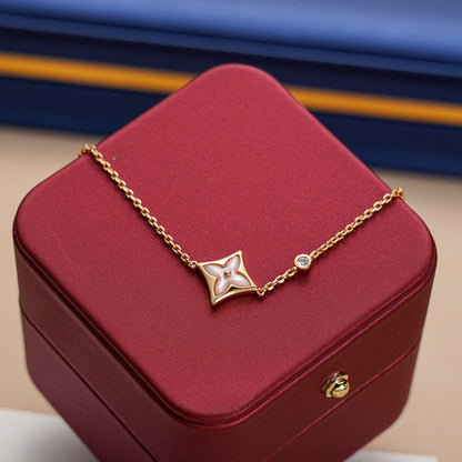 [Glow Muse]STAR 1 DIAMOND PINK GOLD BRACELET