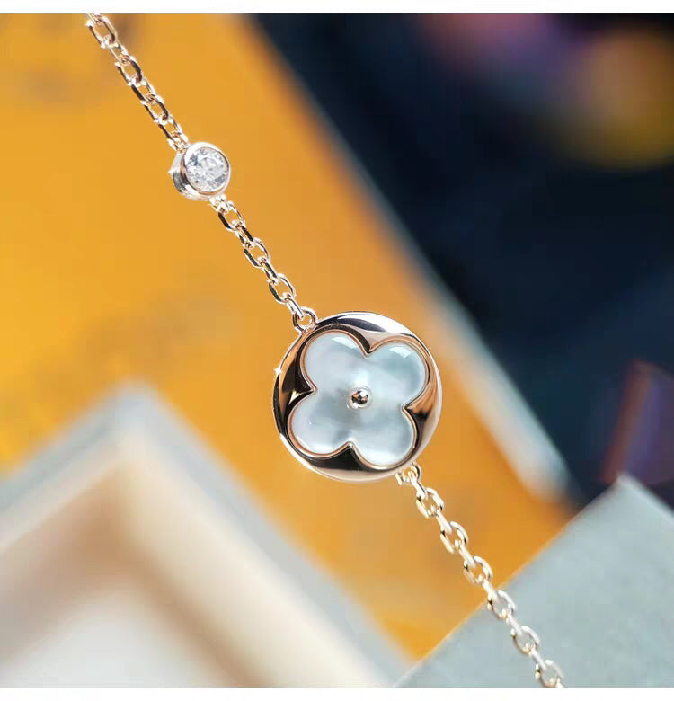 [Glow Muse]SUN MOP GOLD 1 DIAMOND NECKLACE