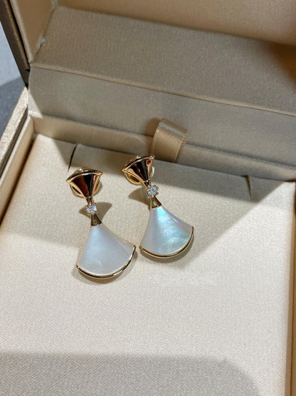[Glow Muse]DREAM MOP 1 DIAMOND EARRINGS