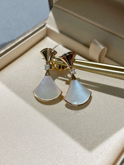 [Glow Muse]DREAM MOP 1 DIAMOND EARRINGS