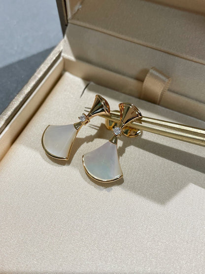 [Glow Muse]DREAM MOP 1 DIAMOND EARRINGS
