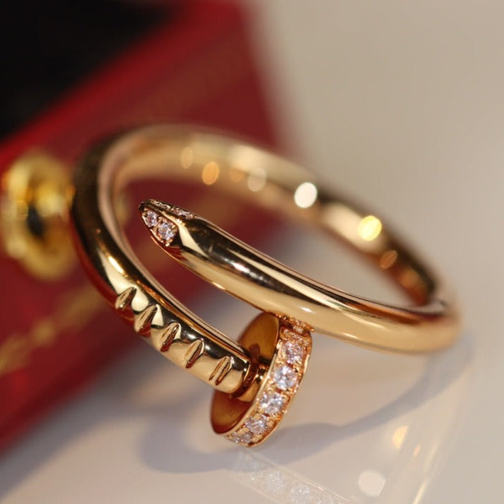 [Glow Muse]JUSTE RING 2.65MM GOLD DIAMOND