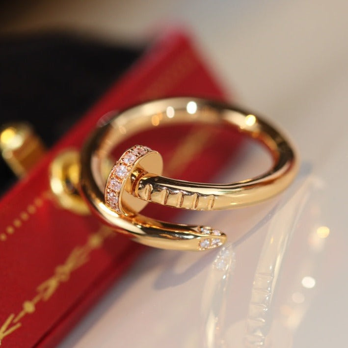 [Glow Muse]JUSTE RING 2.65MM GOLD DIAMOND