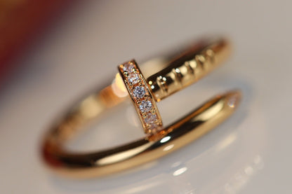 [Glow Muse]JUSTE RING 2.65MM GOLD DIAMOND
