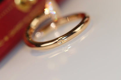 [Glow Muse]JUSTE RING 2.65MM GOLD DIAMOND